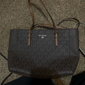 Michael Kors Dark Brown Signature Tote